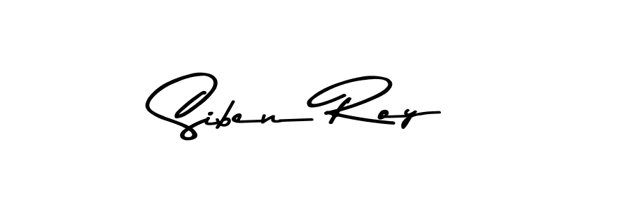 Use a signature maker to create a handwritten signature online. With this signature software, you can design (Asem Kandis PERSONAL USE) your own signature for name Siben Roy. Siben Roy signature style 9 images and pictures png