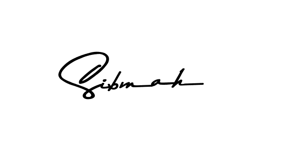 Sibmah stylish signature style. Best Handwritten Sign (Asem Kandis PERSONAL USE) for my name. Handwritten Signature Collection Ideas for my name Sibmah. Sibmah signature style 9 images and pictures png