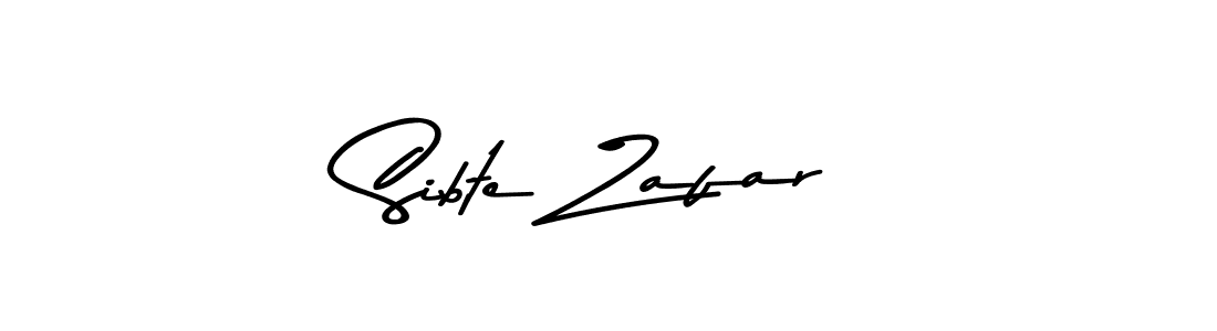 Use a signature maker to create a handwritten signature online. With this signature software, you can design (Asem Kandis PERSONAL USE) your own signature for name Sibte Zafar. Sibte Zafar signature style 9 images and pictures png