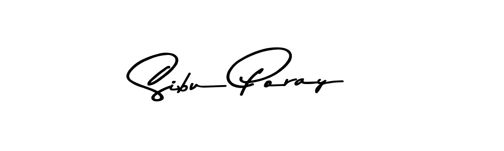 You should practise on your own different ways (Asem Kandis PERSONAL USE) to write your name (Sibu Poray) in signature. don't let someone else do it for you. Sibu Poray signature style 9 images and pictures png