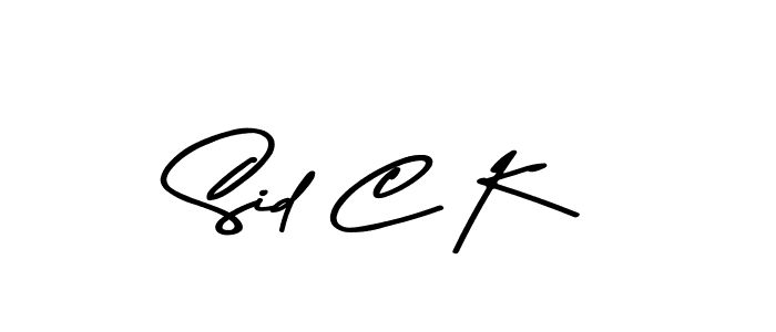 if you are searching for the best signature style for your name Sid C K. so please give up your signature search. here we have designed multiple signature styles  using Asem Kandis PERSONAL USE. Sid C K signature style 9 images and pictures png