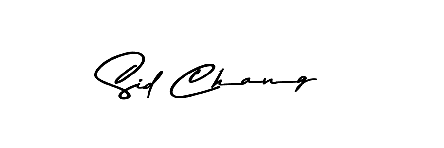 How to make Sid Chang signature? Asem Kandis PERSONAL USE is a professional autograph style. Create handwritten signature for Sid Chang name. Sid Chang signature style 9 images and pictures png