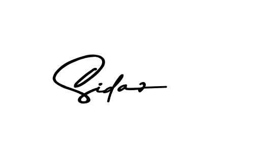 Use a signature maker to create a handwritten signature online. With this signature software, you can design (Asem Kandis PERSONAL USE) your own signature for name Sidaz. Sidaz signature style 9 images and pictures png