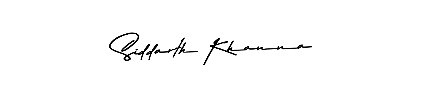 Make a beautiful signature design for name Siddarth Khanna. With this signature (Asem Kandis PERSONAL USE) style, you can create a handwritten signature for free. Siddarth Khanna signature style 9 images and pictures png