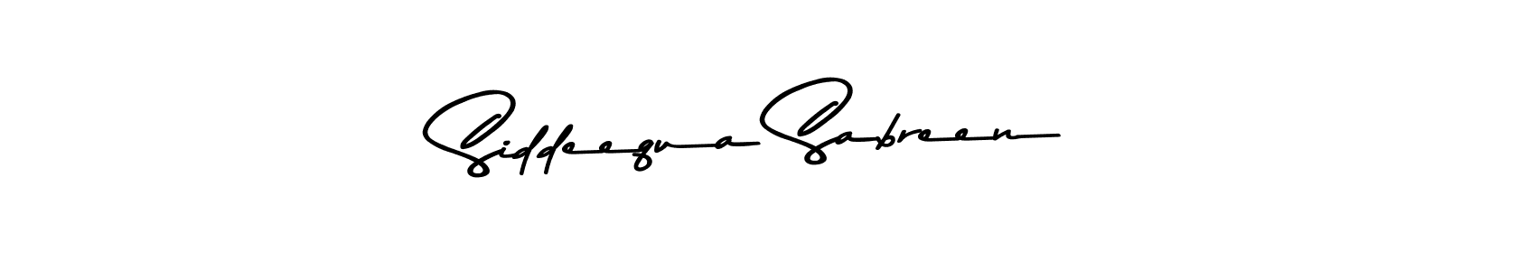 You should practise on your own different ways (Asem Kandis PERSONAL USE) to write your name (Siddeequa Sabreen) in signature. don't let someone else do it for you. Siddeequa Sabreen signature style 9 images and pictures png