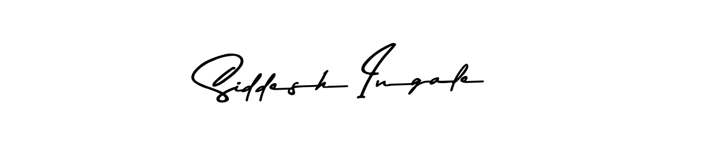 Siddesh Ingale stylish signature style. Best Handwritten Sign (Asem Kandis PERSONAL USE) for my name. Handwritten Signature Collection Ideas for my name Siddesh Ingale. Siddesh Ingale signature style 9 images and pictures png