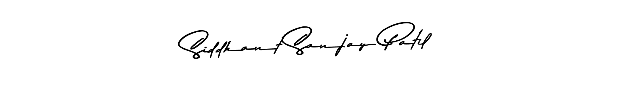 Use a signature maker to create a handwritten signature online. With this signature software, you can design (Asem Kandis PERSONAL USE) your own signature for name Siddhant Sanjay Patil. Siddhant Sanjay Patil signature style 9 images and pictures png