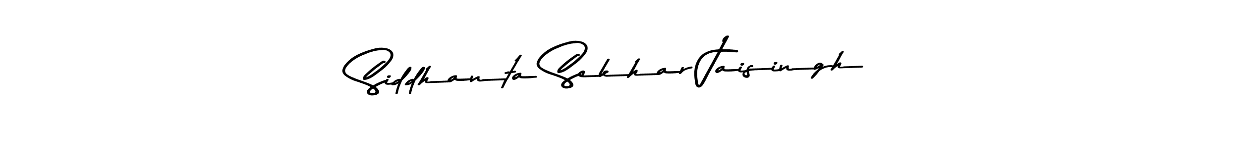 Design your own signature with our free online signature maker. With this signature software, you can create a handwritten (Asem Kandis PERSONAL USE) signature for name Siddhanta Sekhar Jaisingh. Siddhanta Sekhar Jaisingh signature style 9 images and pictures png