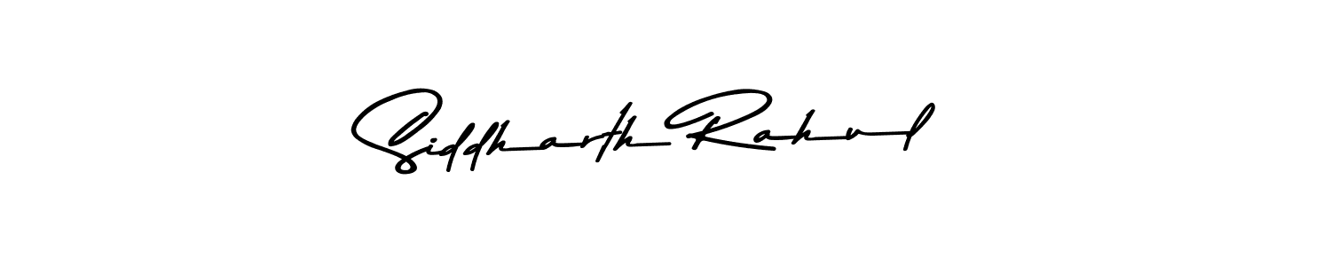 Create a beautiful signature design for name Siddharth Rahul. With this signature (Asem Kandis PERSONAL USE) fonts, you can make a handwritten signature for free. Siddharth Rahul signature style 9 images and pictures png