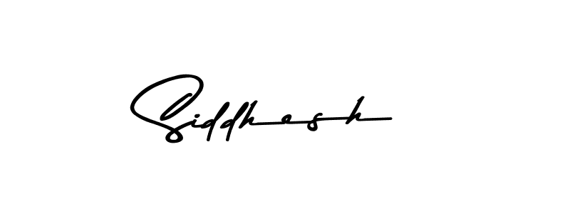 Design your own signature with our free online signature maker. With this signature software, you can create a handwritten (Asem Kandis PERSONAL USE) signature for name Siddhesh. Siddhesh signature style 9 images and pictures png