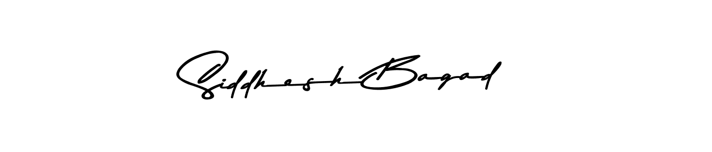 Siddhesh Bagad stylish signature style. Best Handwritten Sign (Asem Kandis PERSONAL USE) for my name. Handwritten Signature Collection Ideas for my name Siddhesh Bagad. Siddhesh Bagad signature style 9 images and pictures png