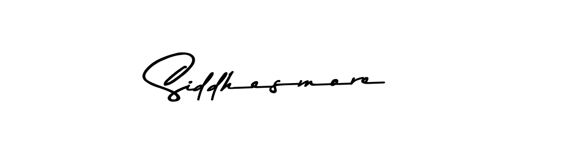 Use a signature maker to create a handwritten signature online. With this signature software, you can design (Asem Kandis PERSONAL USE) your own signature for name Siddhesmore. Siddhesmore signature style 9 images and pictures png