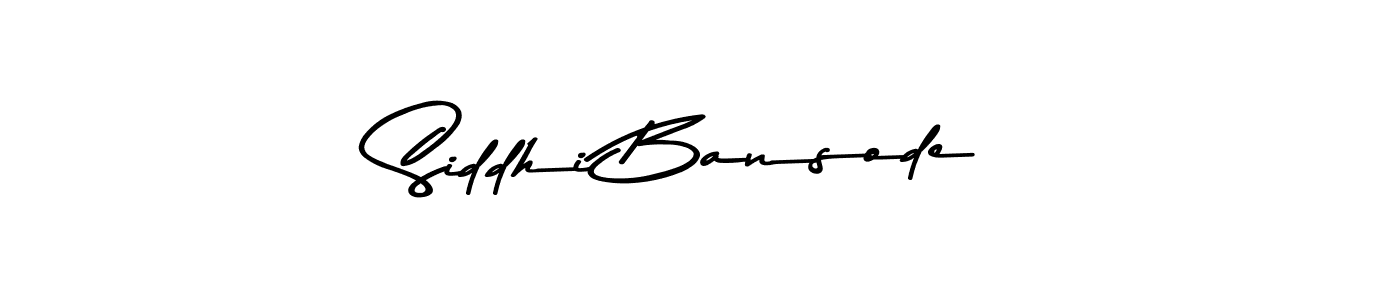 How to make Siddhi Bansode name signature. Use Asem Kandis PERSONAL USE style for creating short signs online. This is the latest handwritten sign. Siddhi Bansode signature style 9 images and pictures png