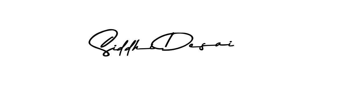 Design your own signature with our free online signature maker. With this signature software, you can create a handwritten (Asem Kandis PERSONAL USE) signature for name Siddhi Desai. Siddhi Desai signature style 9 images and pictures png