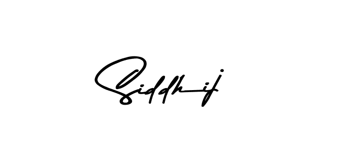 Design your own signature with our free online signature maker. With this signature software, you can create a handwritten (Asem Kandis PERSONAL USE) signature for name Siddhij. Siddhij signature style 9 images and pictures png