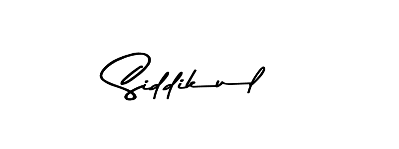 Design your own signature with our free online signature maker. With this signature software, you can create a handwritten (Asem Kandis PERSONAL USE) signature for name Siddikul. Siddikul signature style 9 images and pictures png