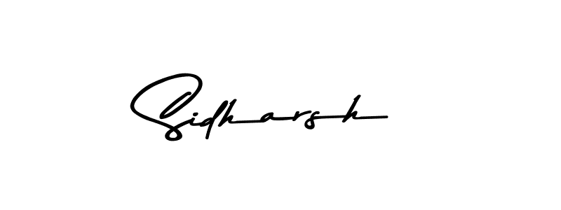 Sidharsh stylish signature style. Best Handwritten Sign (Asem Kandis PERSONAL USE) for my name. Handwritten Signature Collection Ideas for my name Sidharsh. Sidharsh signature style 9 images and pictures png