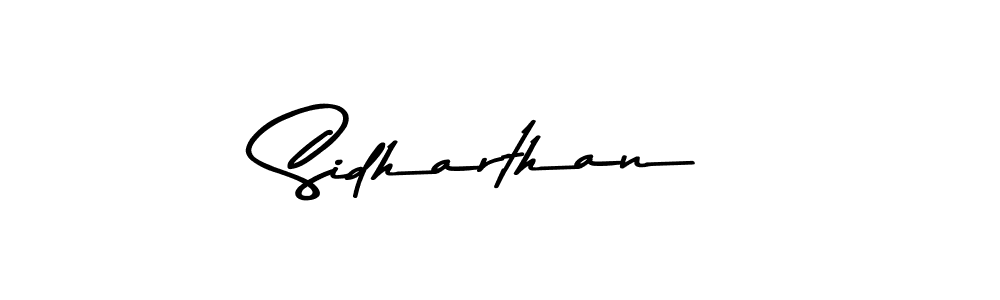 How to make Sidharthan name signature. Use Asem Kandis PERSONAL USE style for creating short signs online. This is the latest handwritten sign. Sidharthan signature style 9 images and pictures png