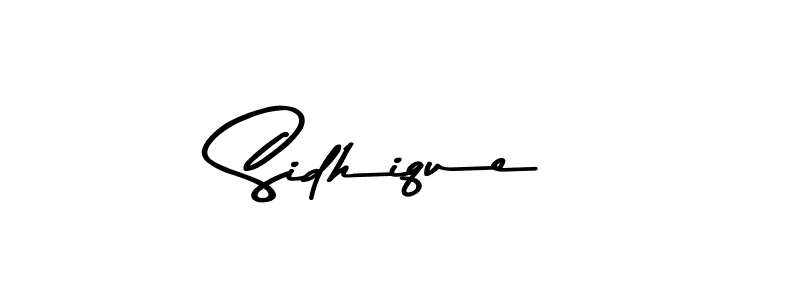 Make a beautiful signature design for name Sidhique. With this signature (Asem Kandis PERSONAL USE) style, you can create a handwritten signature for free. Sidhique signature style 9 images and pictures png