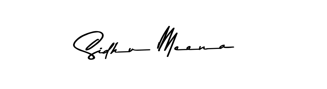 Make a beautiful signature design for name Sidhu Meena. With this signature (Asem Kandis PERSONAL USE) style, you can create a handwritten signature for free. Sidhu Meena signature style 9 images and pictures png
