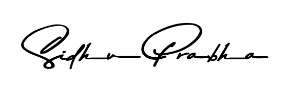 Best and Professional Signature Style for Sidhu Prabha. Asem Kandis PERSONAL USE Best Signature Style Collection. Sidhu Prabha signature style 9 images and pictures png