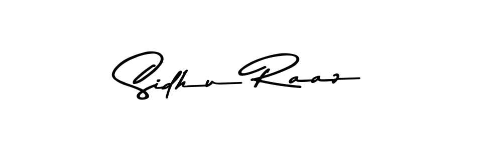 Sidhu Raaz stylish signature style. Best Handwritten Sign (Asem Kandis PERSONAL USE) for my name. Handwritten Signature Collection Ideas for my name Sidhu Raaz. Sidhu Raaz signature style 9 images and pictures png