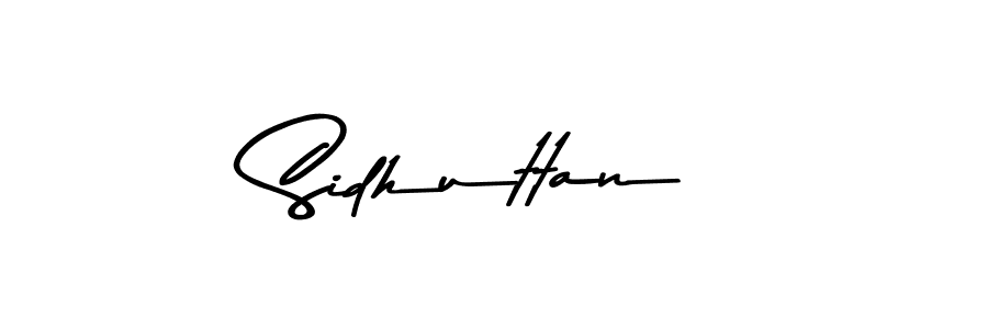 Sidhuttan stylish signature style. Best Handwritten Sign (Asem Kandis PERSONAL USE) for my name. Handwritten Signature Collection Ideas for my name Sidhuttan. Sidhuttan signature style 9 images and pictures png