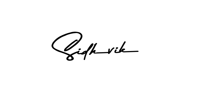 Also You can easily find your signature by using the search form. We will create Sidhvik name handwritten signature images for you free of cost using Asem Kandis PERSONAL USE sign style. Sidhvik signature style 9 images and pictures png