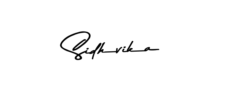 Use a signature maker to create a handwritten signature online. With this signature software, you can design (Asem Kandis PERSONAL USE) your own signature for name Sidhvika. Sidhvika signature style 9 images and pictures png