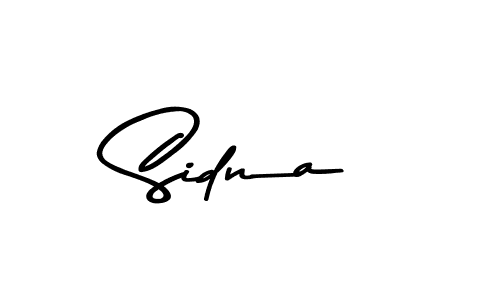 Design your own signature with our free online signature maker. With this signature software, you can create a handwritten (Asem Kandis PERSONAL USE) signature for name Sidna. Sidna signature style 9 images and pictures png