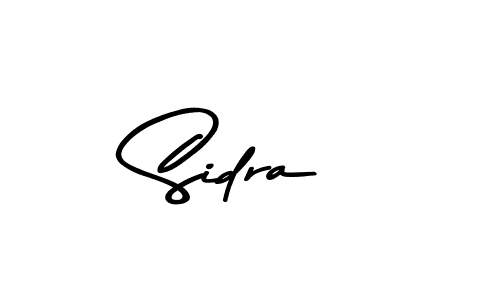 Use a signature maker to create a handwritten signature online. With this signature software, you can design (Asem Kandis PERSONAL USE) your own signature for name Sidra. Sidra signature style 9 images and pictures png