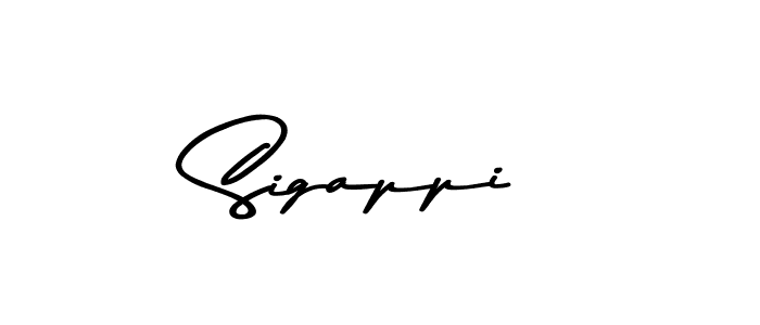 Sigappi stylish signature style. Best Handwritten Sign (Asem Kandis PERSONAL USE) for my name. Handwritten Signature Collection Ideas for my name Sigappi. Sigappi signature style 9 images and pictures png