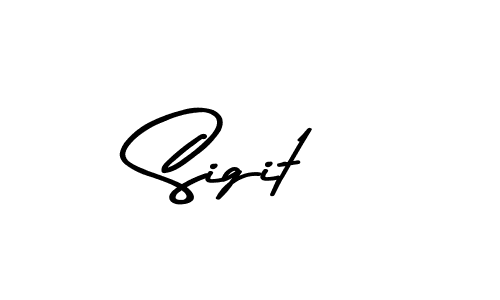 You should practise on your own different ways (Asem Kandis PERSONAL USE) to write your name (Sigit) in signature. don't let someone else do it for you. Sigit signature style 9 images and pictures png