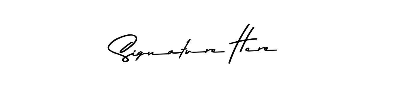 How to make Signature Here signature? Asem Kandis PERSONAL USE is a professional autograph style. Create handwritten signature for Signature Here name. Signature Here signature style 9 images and pictures png