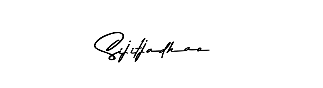 Make a beautiful signature design for name Sijitjadhao. With this signature (Asem Kandis PERSONAL USE) style, you can create a handwritten signature for free. Sijitjadhao signature style 9 images and pictures png