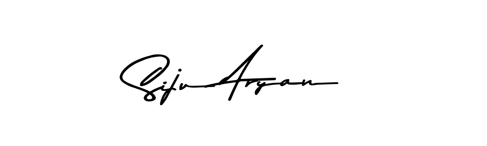 Make a beautiful signature design for name Siju Aryan. With this signature (Asem Kandis PERSONAL USE) style, you can create a handwritten signature for free. Siju Aryan signature style 9 images and pictures png