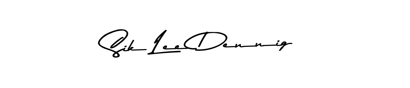 The best way (Asem Kandis PERSONAL USE) to make a short signature is to pick only two or three words in your name. The name Sik Lee Dennig include a total of six letters. For converting this name. Sik Lee Dennig signature style 9 images and pictures png