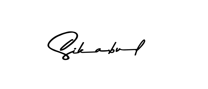 Sikabul stylish signature style. Best Handwritten Sign (Asem Kandis PERSONAL USE) for my name. Handwritten Signature Collection Ideas for my name Sikabul. Sikabul signature style 9 images and pictures png