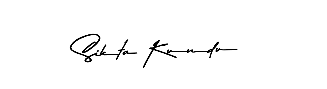 How to make Sikta Kundu signature? Asem Kandis PERSONAL USE is a professional autograph style. Create handwritten signature for Sikta Kundu name. Sikta Kundu signature style 9 images and pictures png