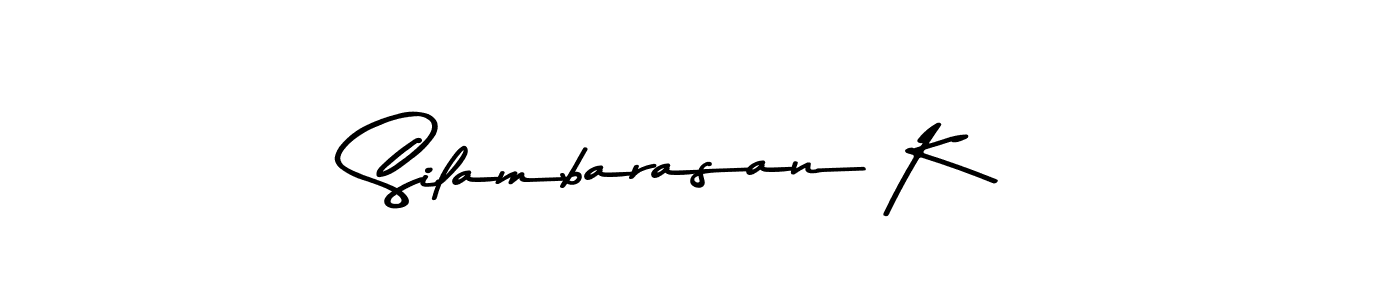 Use a signature maker to create a handwritten signature online. With this signature software, you can design (Asem Kandis PERSONAL USE) your own signature for name Silambarasan K. Silambarasan K signature style 9 images and pictures png