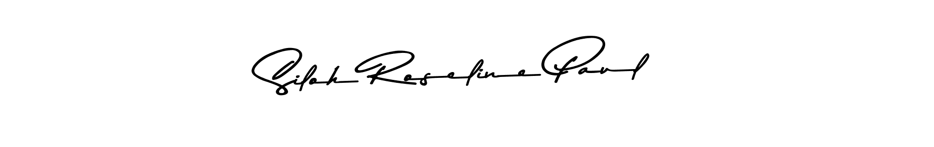 You can use this online signature creator to create a handwritten signature for the name Siloh Roseline Paul. This is the best online autograph maker. Siloh Roseline Paul signature style 9 images and pictures png