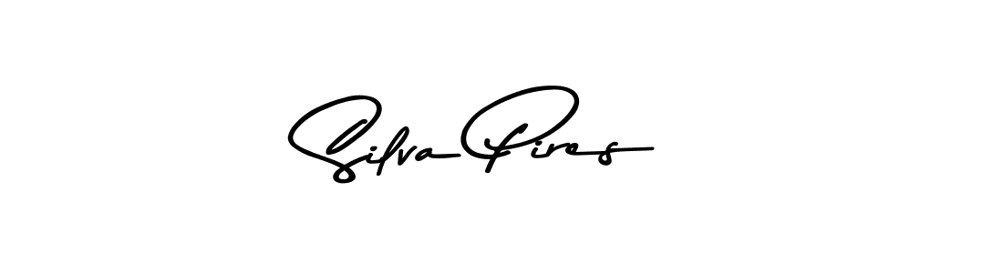 How to make Silva Pires name signature. Use Asem Kandis PERSONAL USE style for creating short signs online. This is the latest handwritten sign. Silva Pires signature style 9 images and pictures png