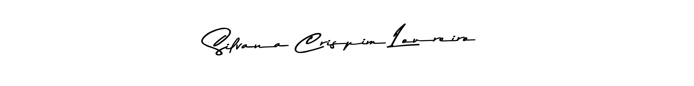 Make a beautiful signature design for name Silvana Crispim Loureiro. With this signature (Asem Kandis PERSONAL USE) style, you can create a handwritten signature for free. Silvana Crispim Loureiro signature style 9 images and pictures png