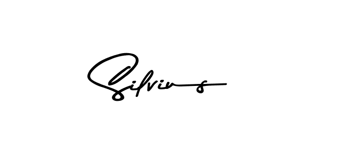 Make a beautiful signature design for name Silvius. With this signature (Asem Kandis PERSONAL USE) style, you can create a handwritten signature for free. Silvius signature style 9 images and pictures png