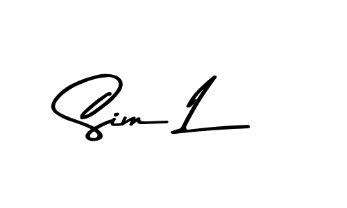 Similarly Asem Kandis PERSONAL USE is the best handwritten signature design. Signature creator online .You can use it as an online autograph creator for name Sim L. Sim L signature style 9 images and pictures png