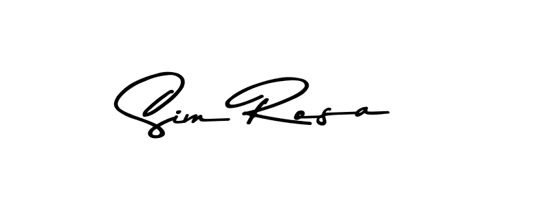 Once you've used our free online signature maker to create your best signature Asem Kandis PERSONAL USE style, it's time to enjoy all of the benefits that Sim Rosa name signing documents. Sim Rosa signature style 9 images and pictures png