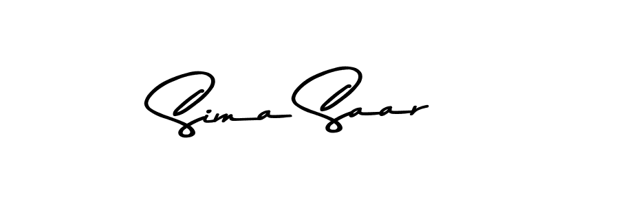 The best way (Asem Kandis PERSONAL USE) to make a short signature is to pick only two or three words in your name. The name Sima Saar include a total of six letters. For converting this name. Sima Saar signature style 9 images and pictures png