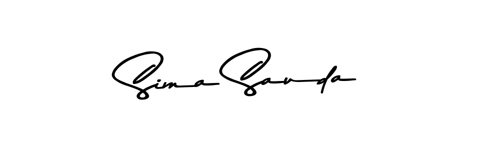 Use a signature maker to create a handwritten signature online. With this signature software, you can design (Asem Kandis PERSONAL USE) your own signature for name Sima Sauda. Sima Sauda signature style 9 images and pictures png