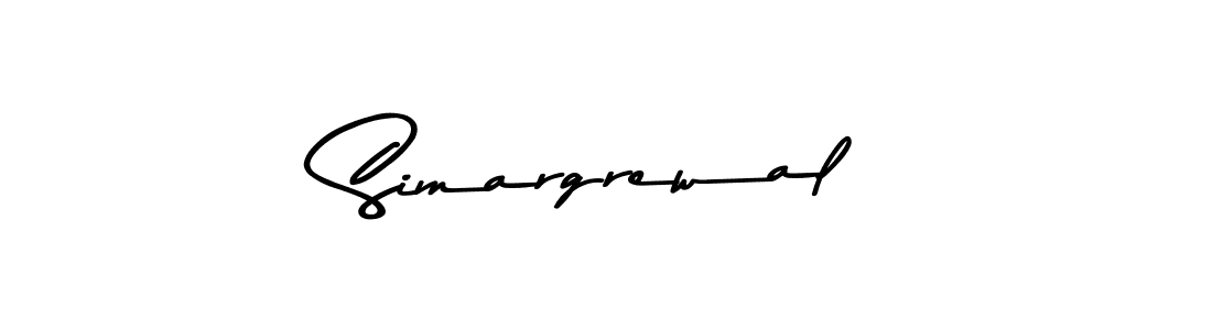 Simargrewal stylish signature style. Best Handwritten Sign (Asem Kandis PERSONAL USE) for my name. Handwritten Signature Collection Ideas for my name Simargrewal. Simargrewal signature style 9 images and pictures png