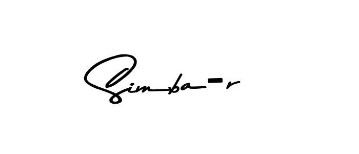 The best way (Asem Kandis PERSONAL USE) to make a short signature is to pick only two or three words in your name. The name Simba-r include a total of six letters. For converting this name. Simba-r signature style 9 images and pictures png